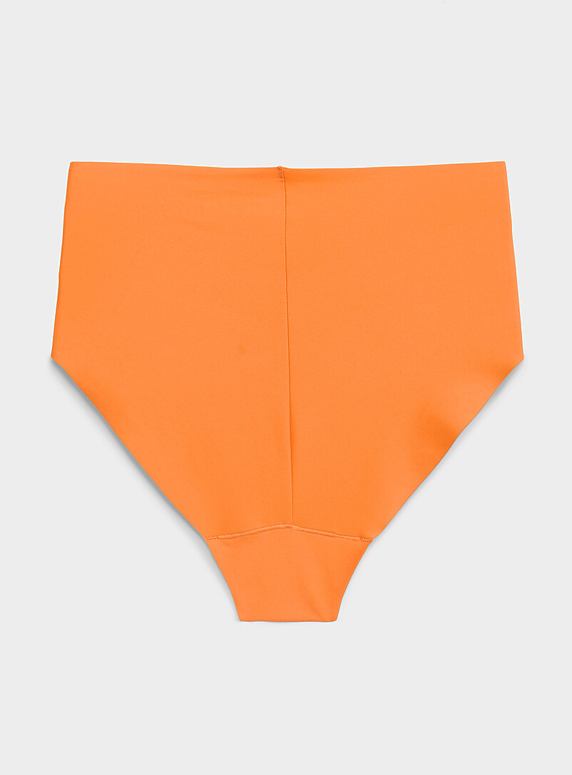 Laser-cut high-waist cheeky panty Recycled nylon product image 2