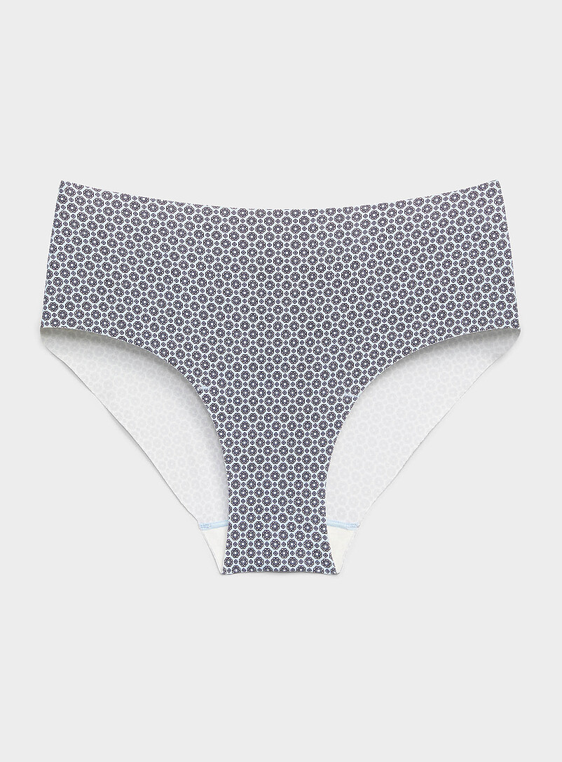 Stretch Laser-Cut Bikini Panty Recycled Nylon