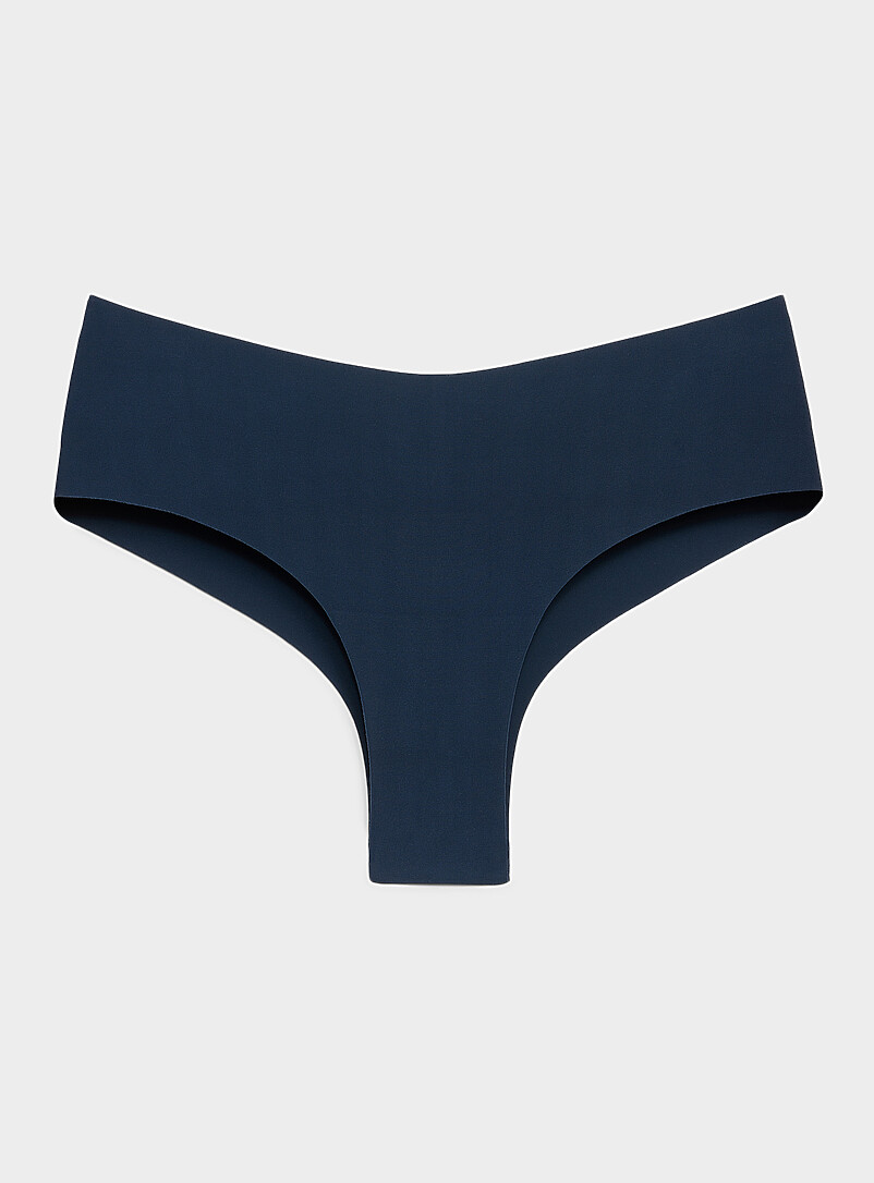 Dense laser-cut Brazilian panty Recycled nylon product image (primary)