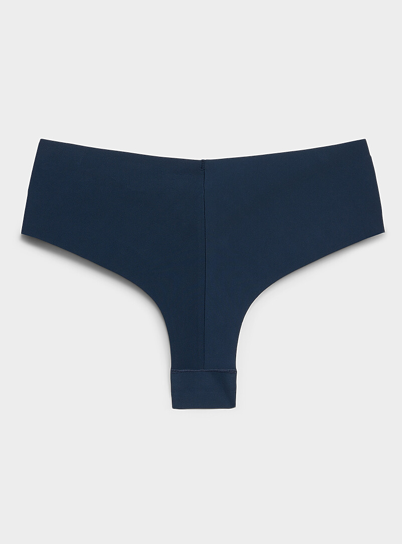 Dense laser-cut Brazilian panty Recycled nylon product image 2