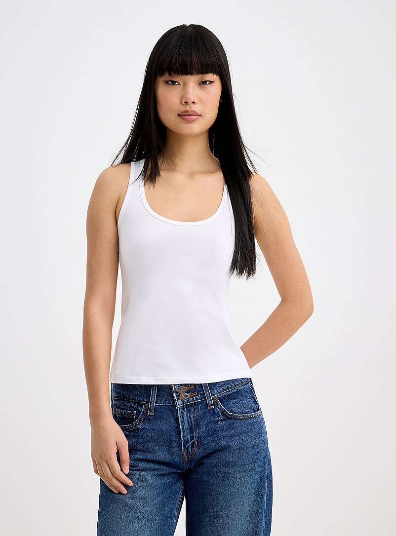 Scoop-Neck Slim-Fit Tank