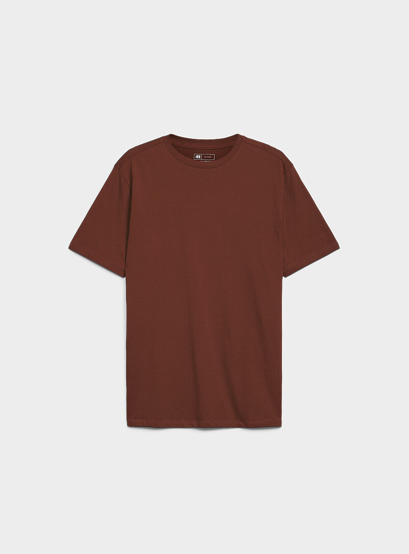 Colourful 100% Organic Cotton Crew-Neck T-Shirt Standard Fit