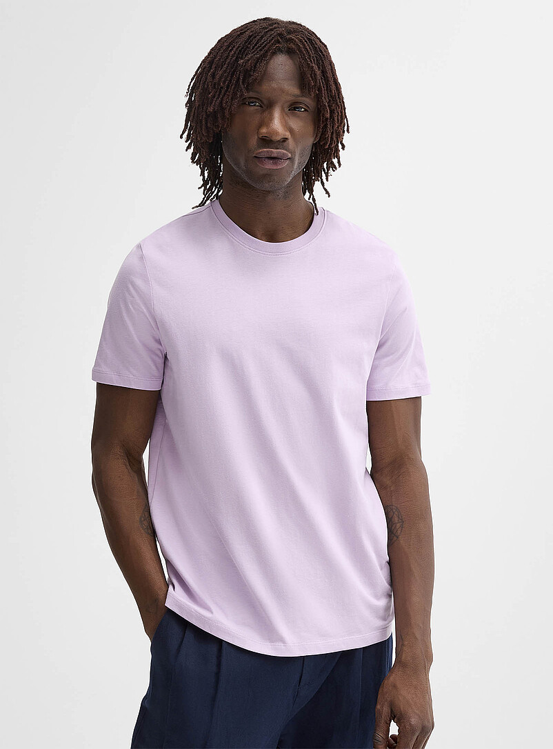 Colourful 100% Organic Cotton Crew-Neck T-Shirt Standard Fit