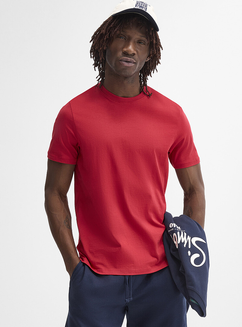 Colourful 100% organic cotton crew-neck T-shirt Standard fit product image (primary)