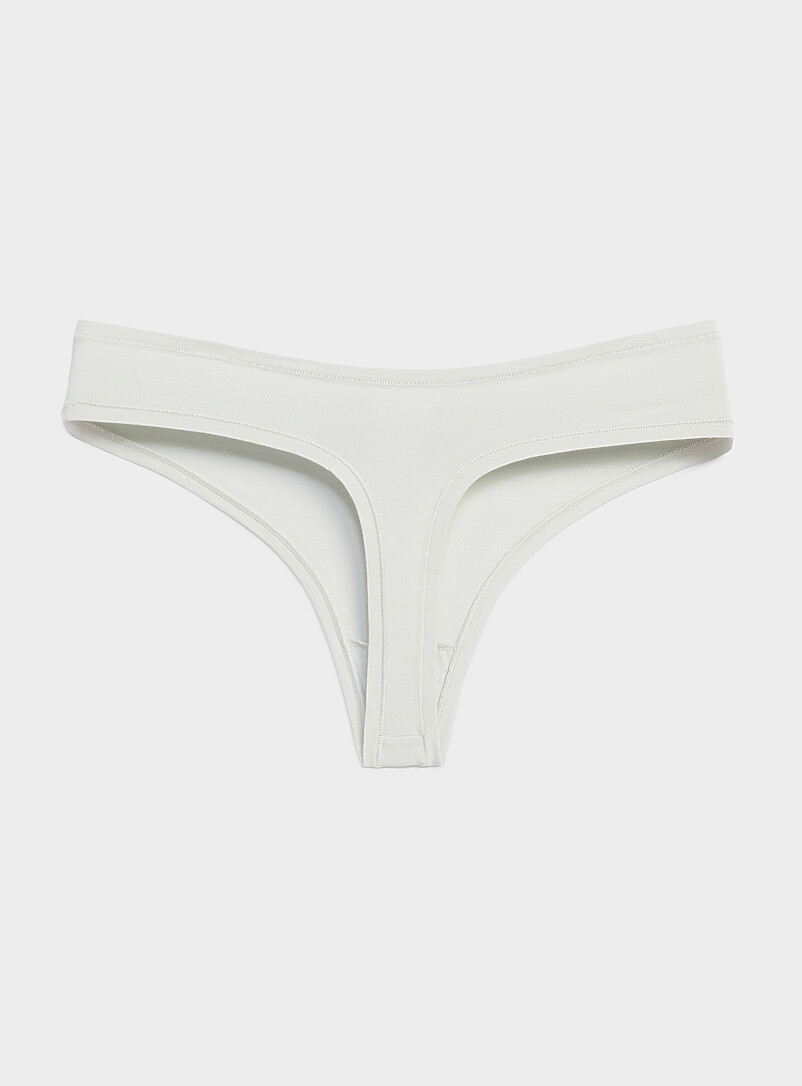 Plain thong Cotton product image 2