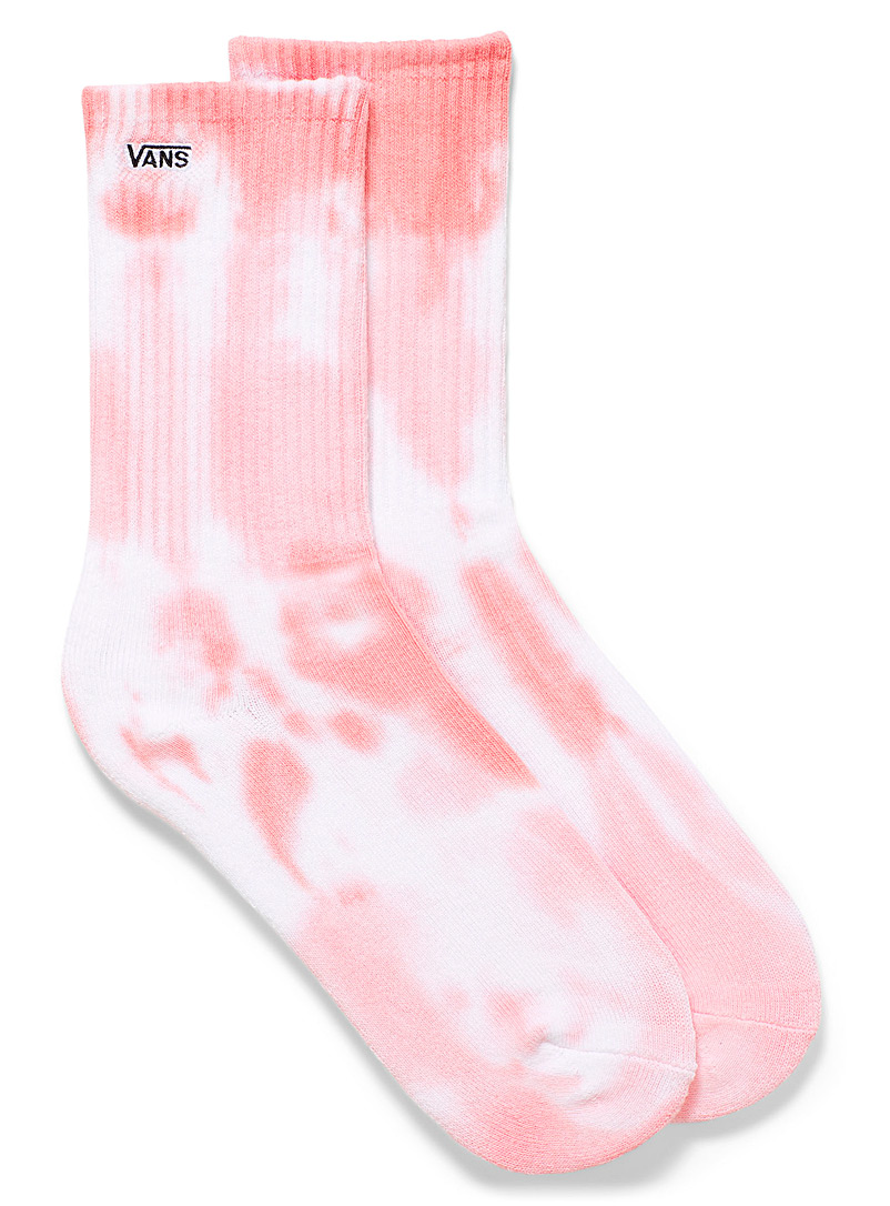 Vans Dusky Pink Pink tie-dye socks for women
