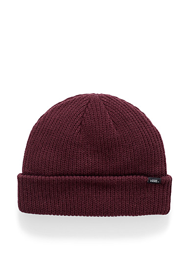 Vans Raspberry/Cherry Red Core beanie for men