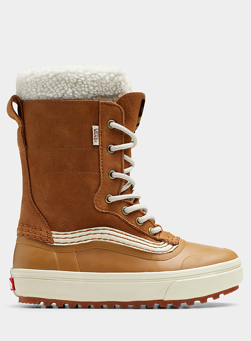 Bottes D'hiver Pour Femme à Enfiler - Talon Compensé 6 Cm - Semelle Antidérapante - Chaussures Chaudes Pour Neige - 9