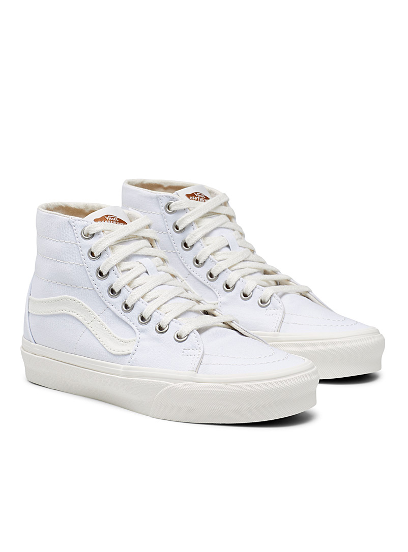 Vans: Le sneaker Eco Theory Sk8-Hi Tapered blanc Femme Blanc pour femme