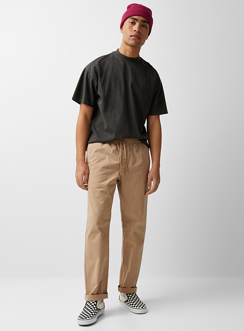 Vans Sand Elastic-waist relaxed chinos Relaxed fit for men