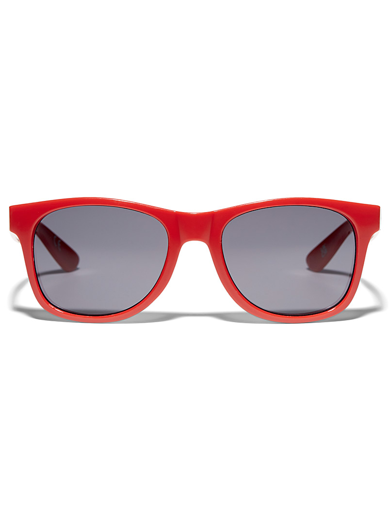 Vans: Les lunettes de soleil Spicoli Seasonal Rouge à motifs pour homme