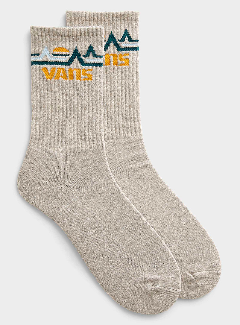 Vans Light Brown Logo mountain sock for men