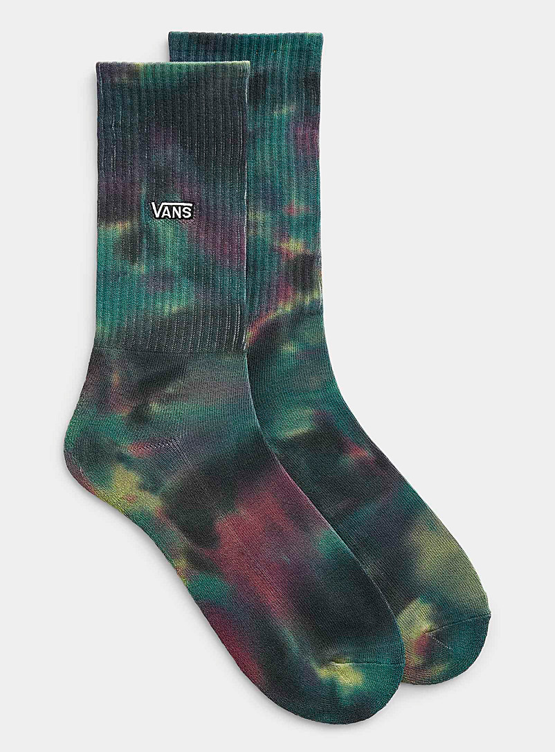 Vans Patterned Black Boreal tie-dye sock for men