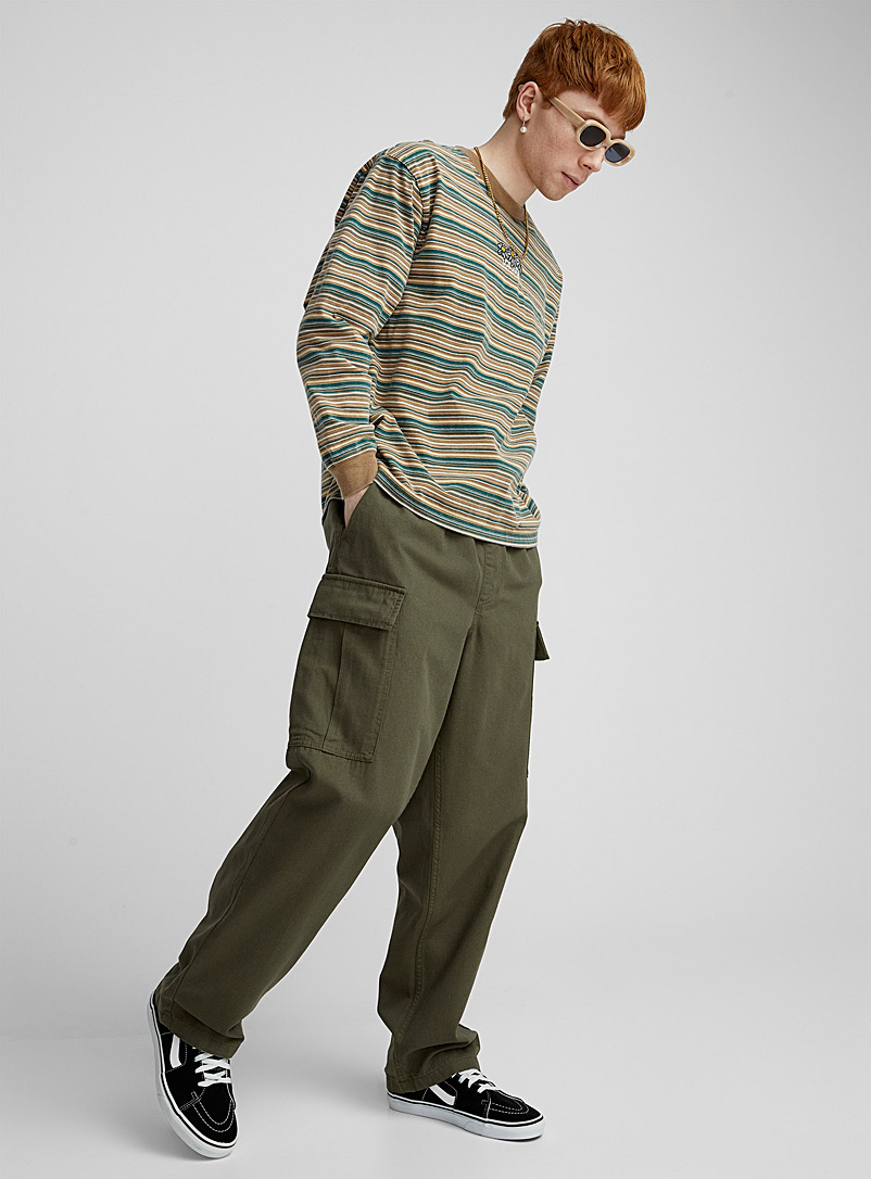 Range drawstring-waist cargo pant Baggy tapered fit