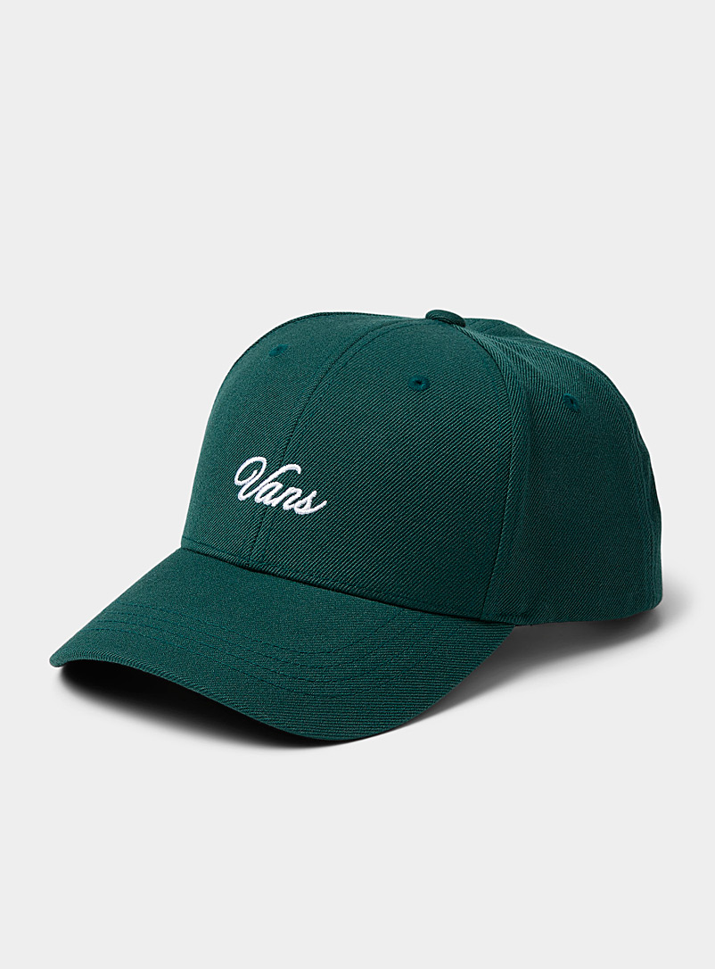 Vans Green Fresh Script baseball cap for men