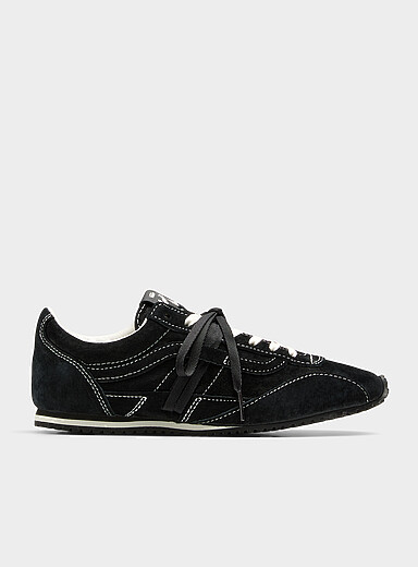 Vans: Le sneaker Premium Super Lowpro coutures contraste Femme Noir pour femme
