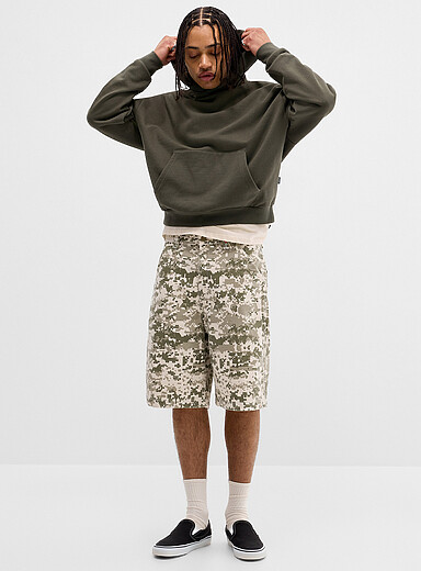 Digital camouflage Bermudas <b>Baggy fit</b>