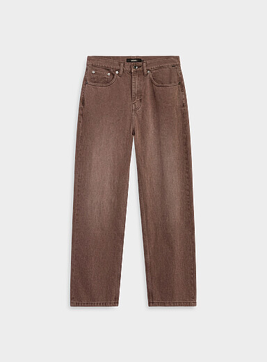Vans Hazelnut Washed brown Check-5 jean <b>Loose fit</b> for men