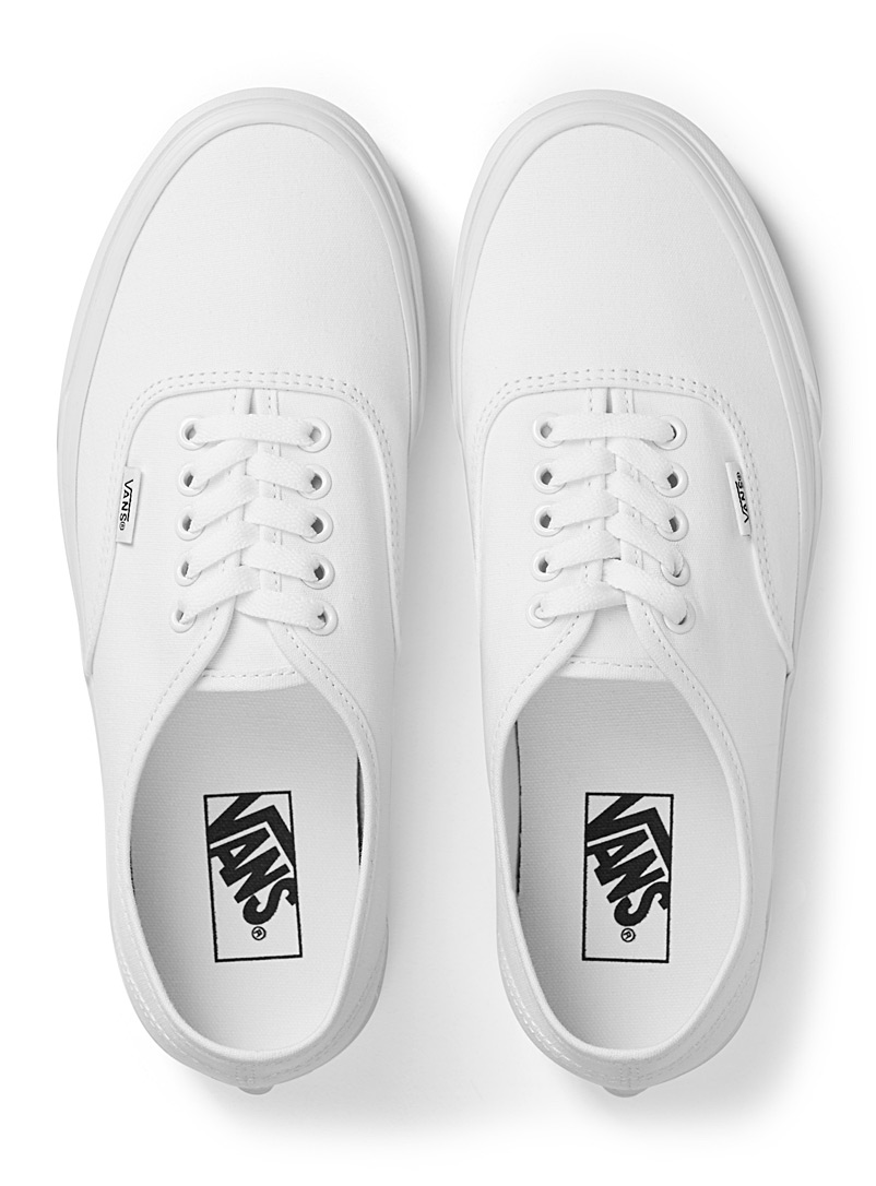 Vans White Monochrome Authentic sneakers Men for men