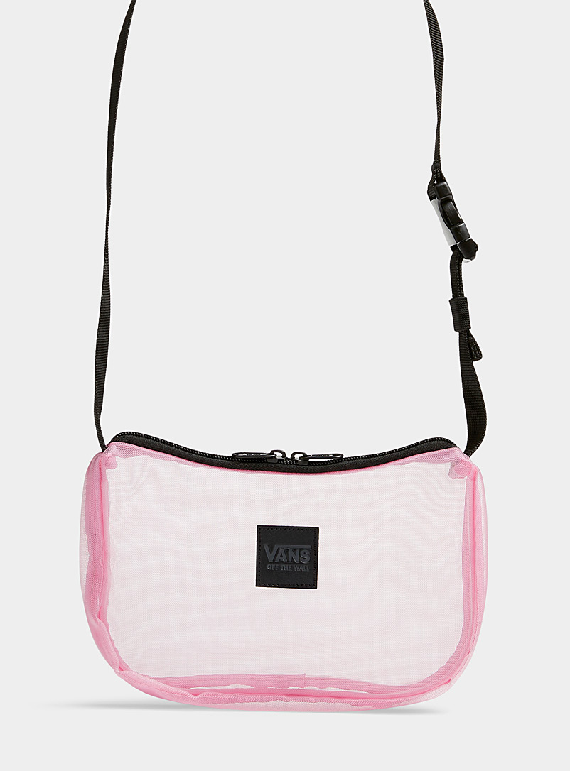 Vans Dusky Pink Logo emblem mini shoulder bag for women