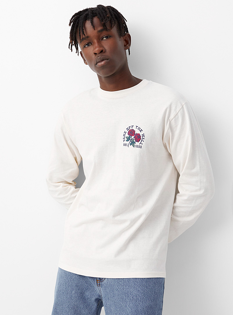 Vans Ecru/Linen Now Is The Time T-shirt for men
