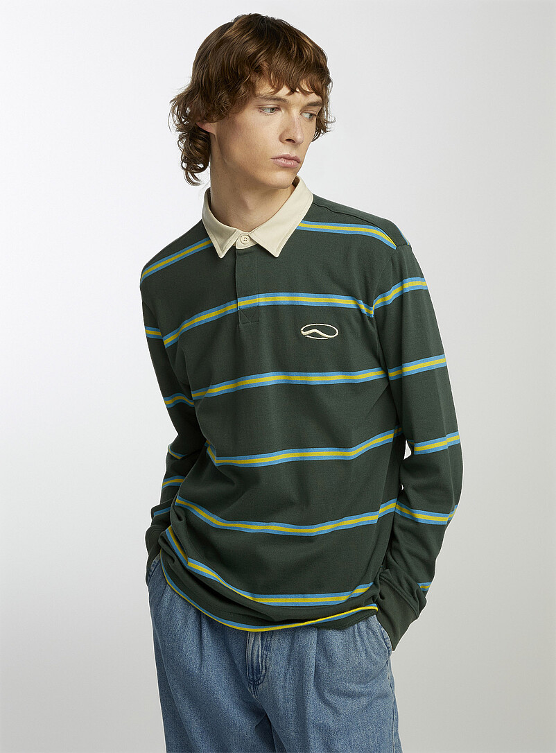 Simons Side Roughby Men's Patterned Polos | Simons Canada