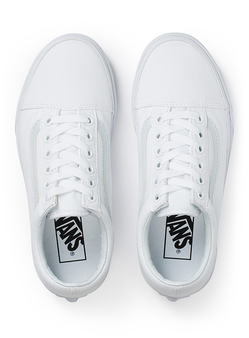 Vans White Monochrome Old Skool sneakers Women for women
