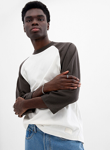 Le t-shirt raglan bicolore