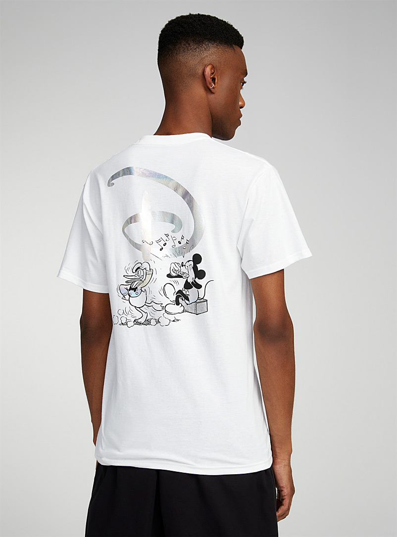 Vans: Le t-shirt Disney Music Box Blanc pour homme