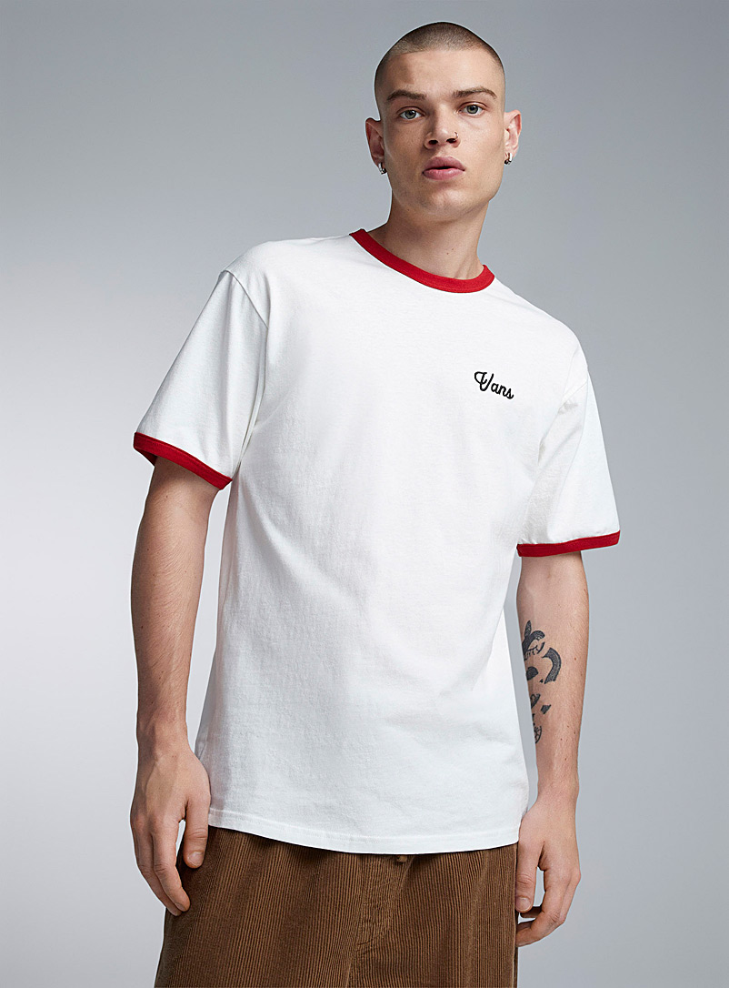 Vans: Le t-shirt pièces et service Blanc pour homme