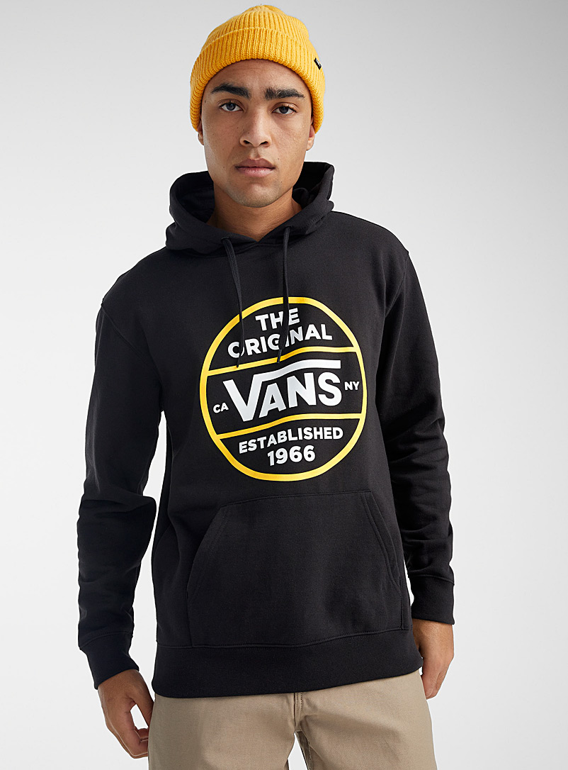 Vans Black Original logo hoodie for men