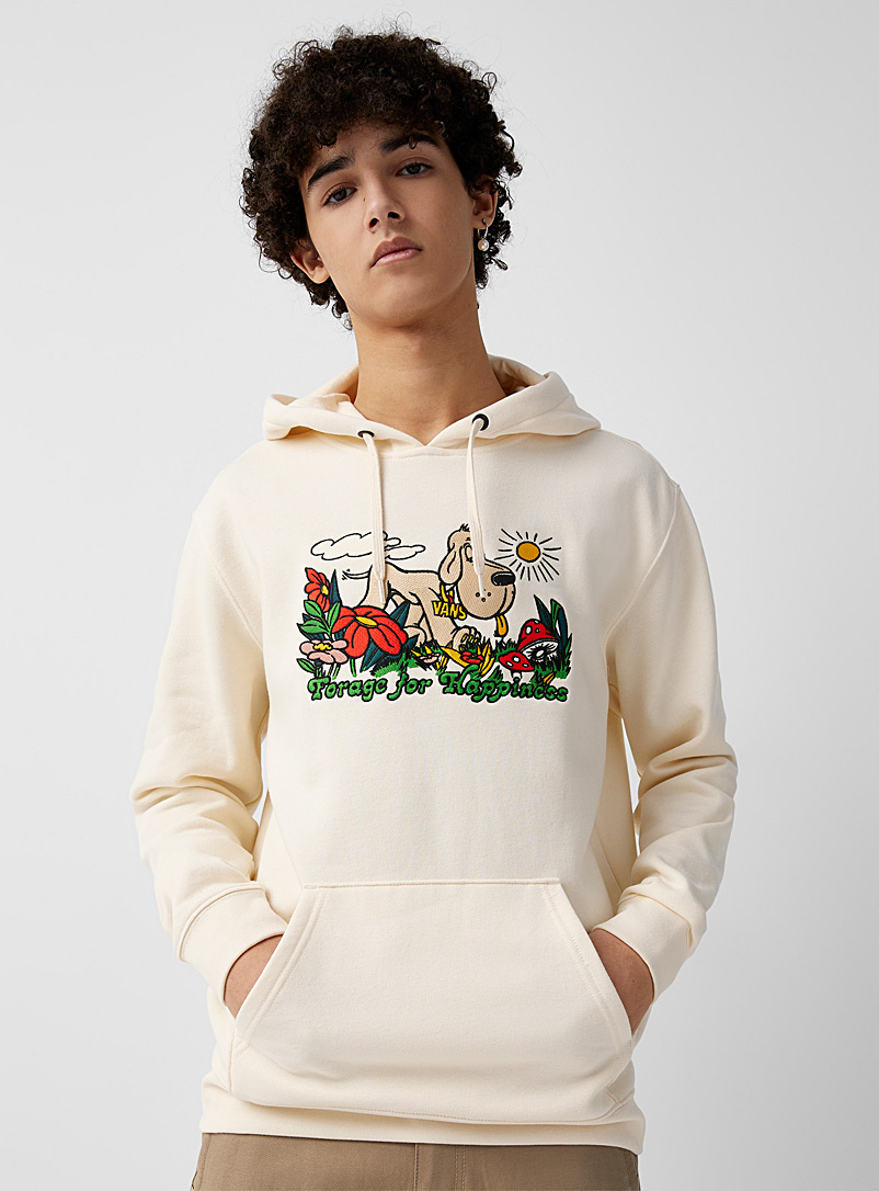 Vans White Mushroom hound hoodie for men