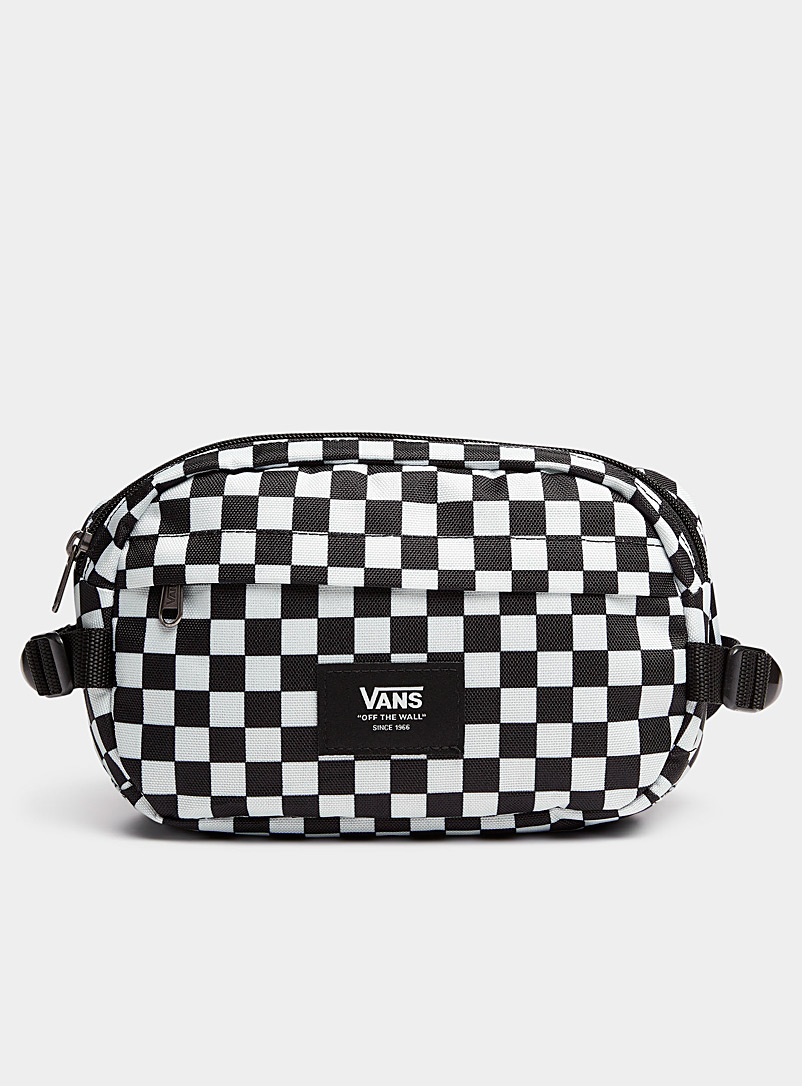 Vans Black and White Aliso Hip II belt bag for men