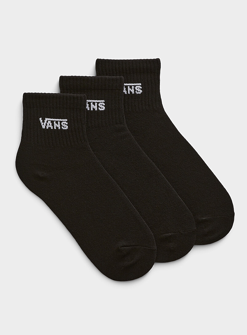 Ribbed signature ankle socks 3-pack | Vans | Women's Socks, Stockings ...