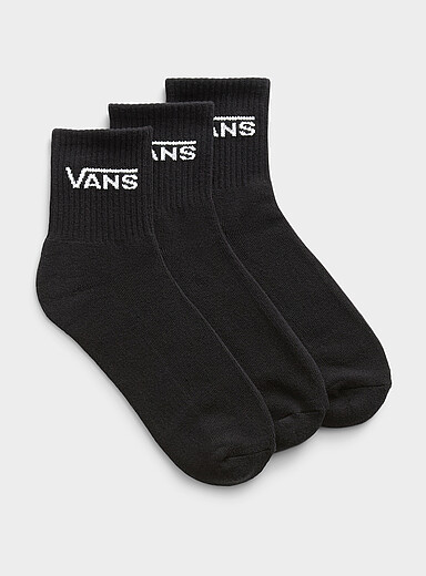 Les chaussettes cheville classiques logo contraste Emballage de 3