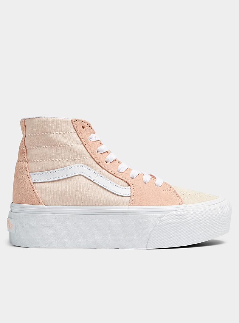 Vans Peach SK8-Hi Tapered Stackform peach sneakers Women for women
