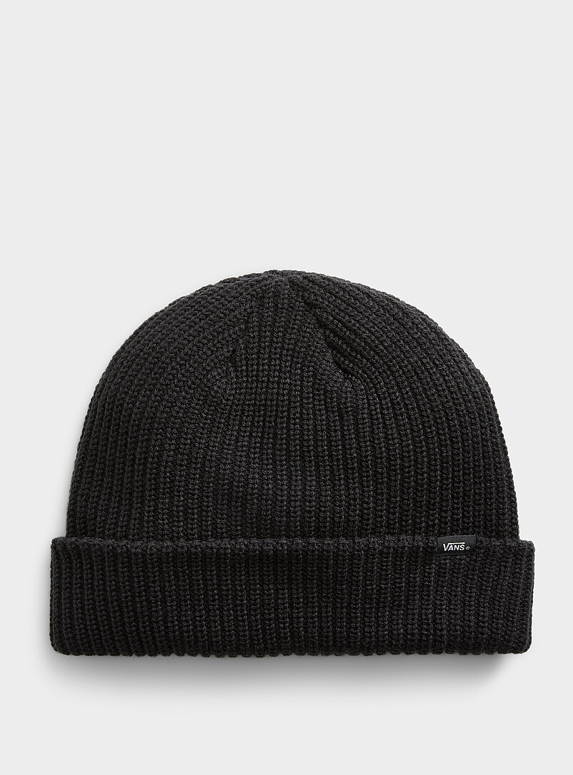 Reverse-logo rib-knit tuque product image (primary)