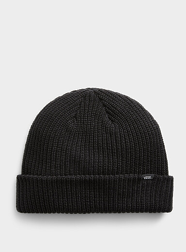 Reverse-logo rib-knit tuque product image 2