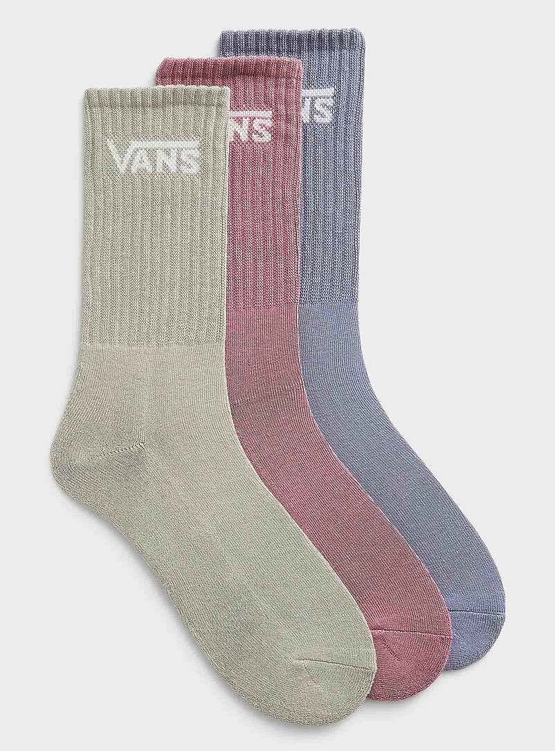 Muted colour ribbed socks 3-pack product image (primary)