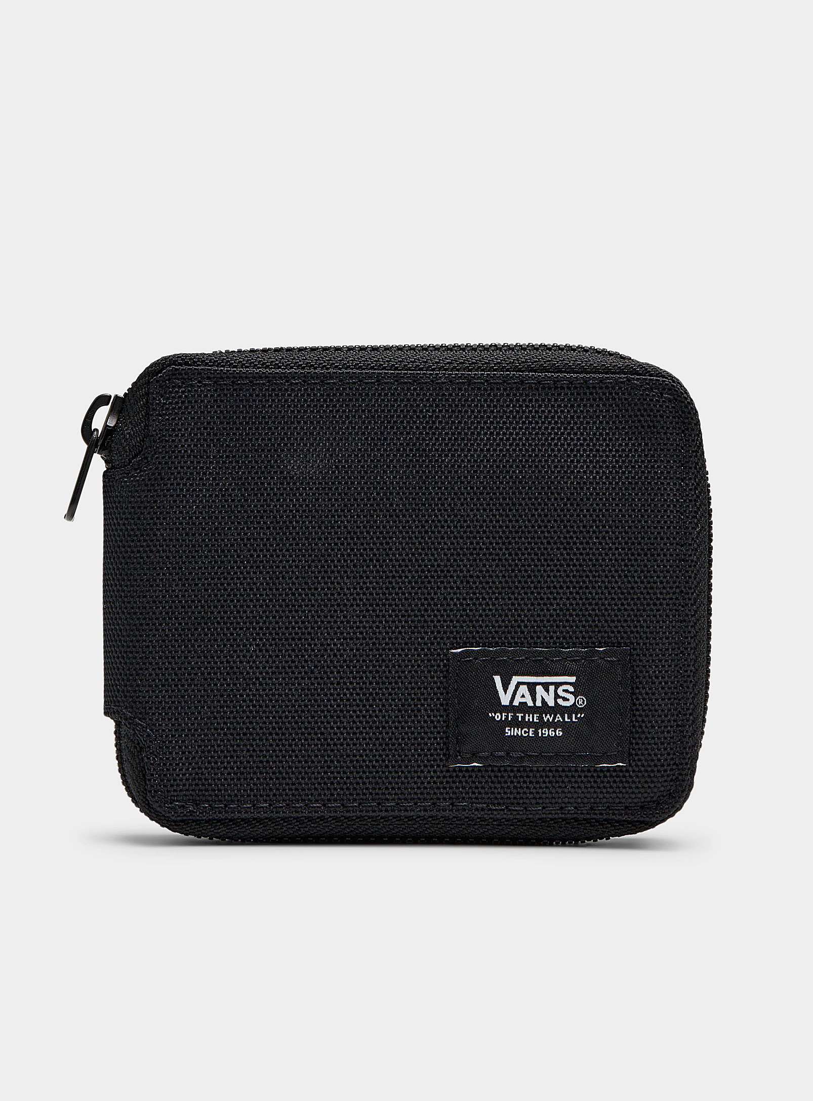 Vans Woven Zip Wallet In Black