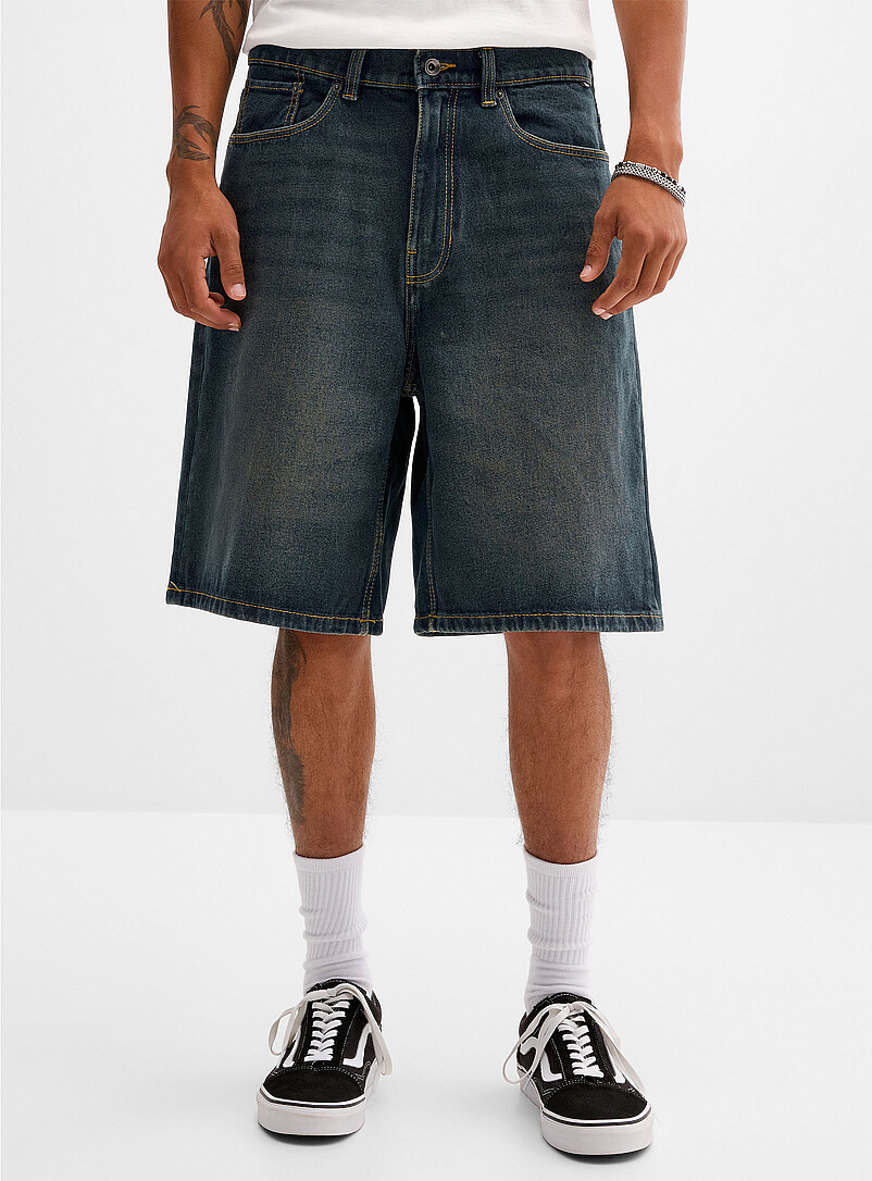 Check-5 aged blue 23" jort Baggy fit product image 2