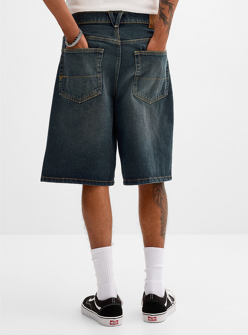 Check-5 aged blue 23" jort Baggy fit product image 3