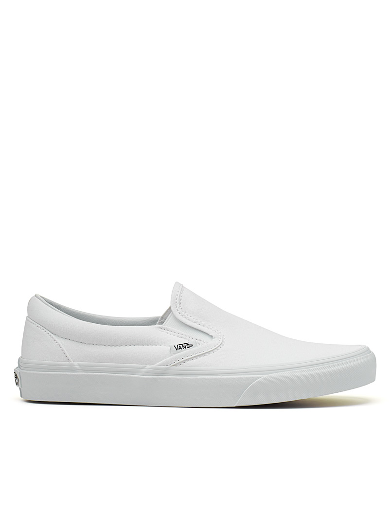 white vans running shoes