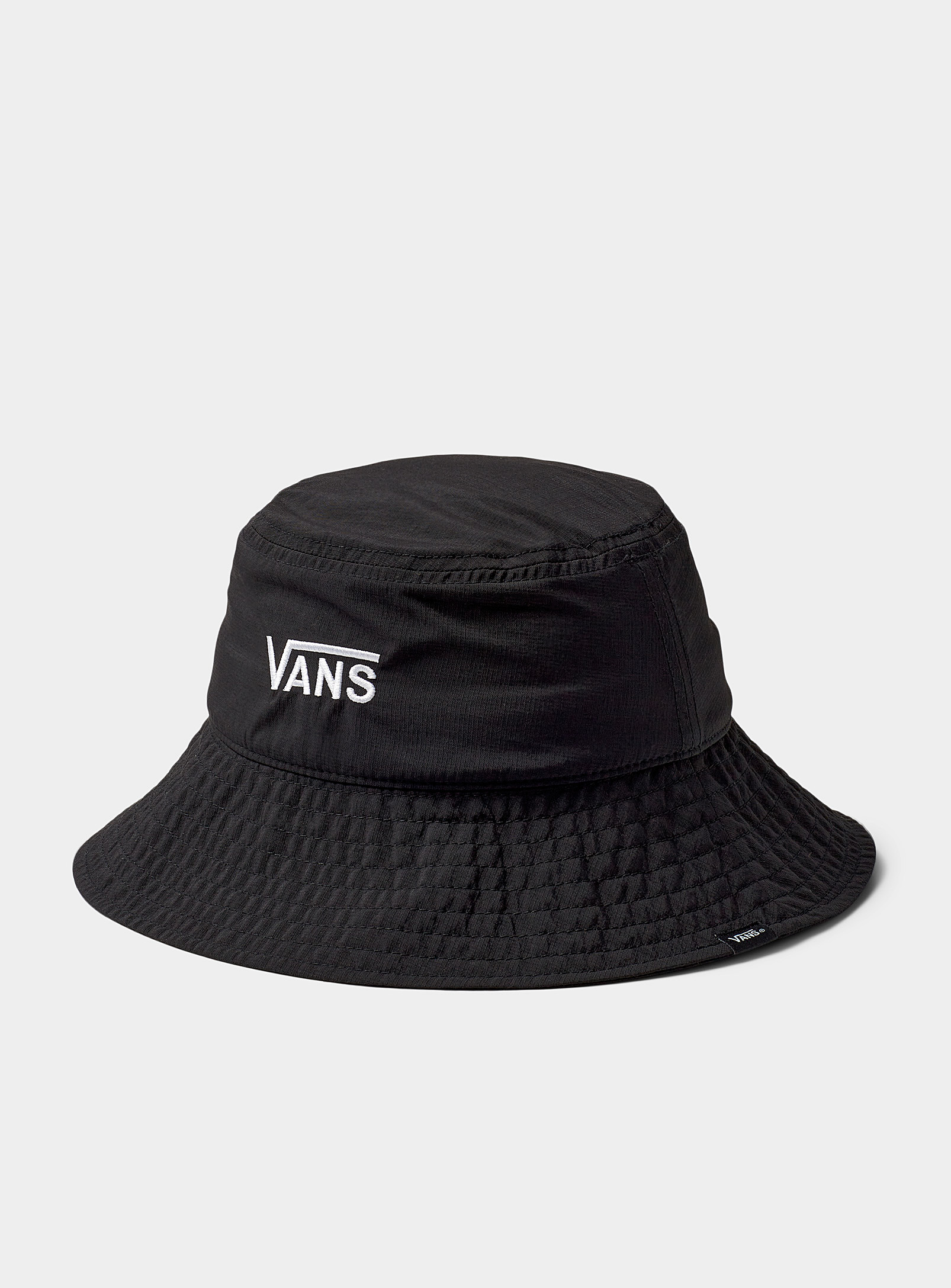 Vans Signature Nylon Bucket Hat In Black