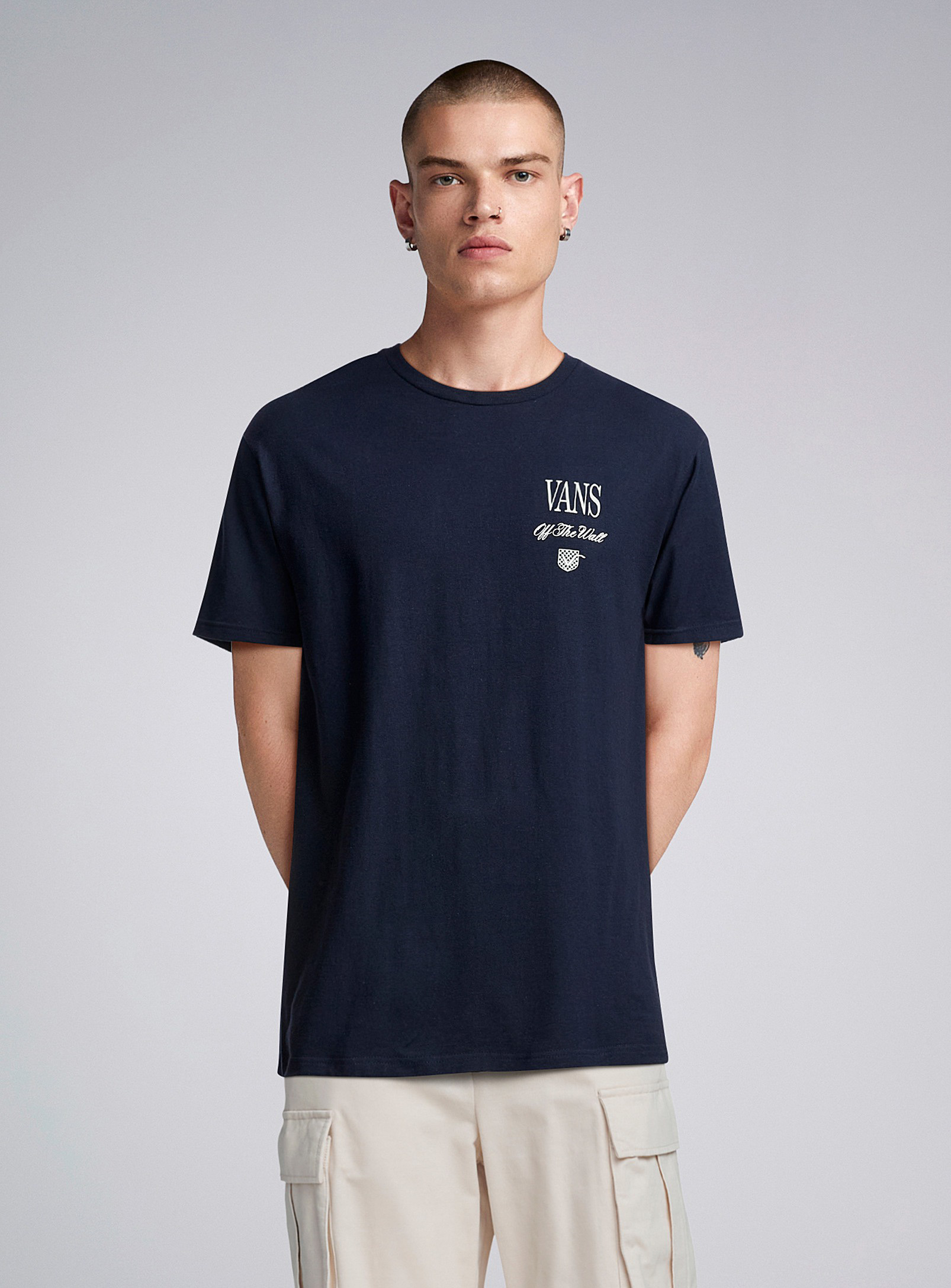 Vans Holmdel T-shirt In Navy/midnight Blue