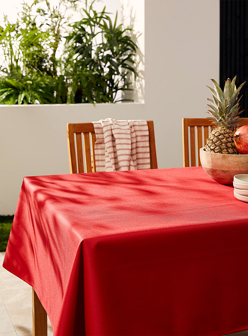 Simons Maison Red Plain red outdoor tablecloth