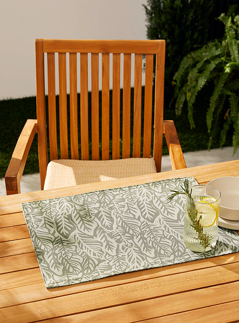 Simons Maison Patterned Green Lush jungle outdoor placemat