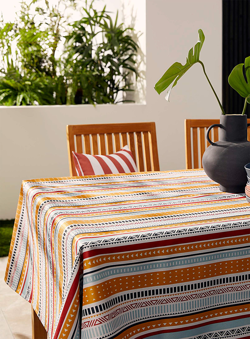 Simons Maison Assorted Geometric safari outdoor tablecloth