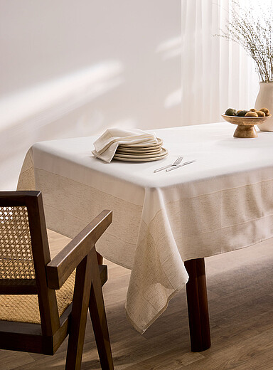 Rustic border tablecloth