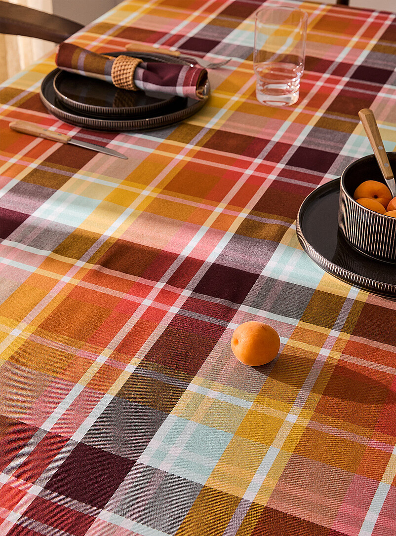 Fall plaid pattern tablecloth product image 2